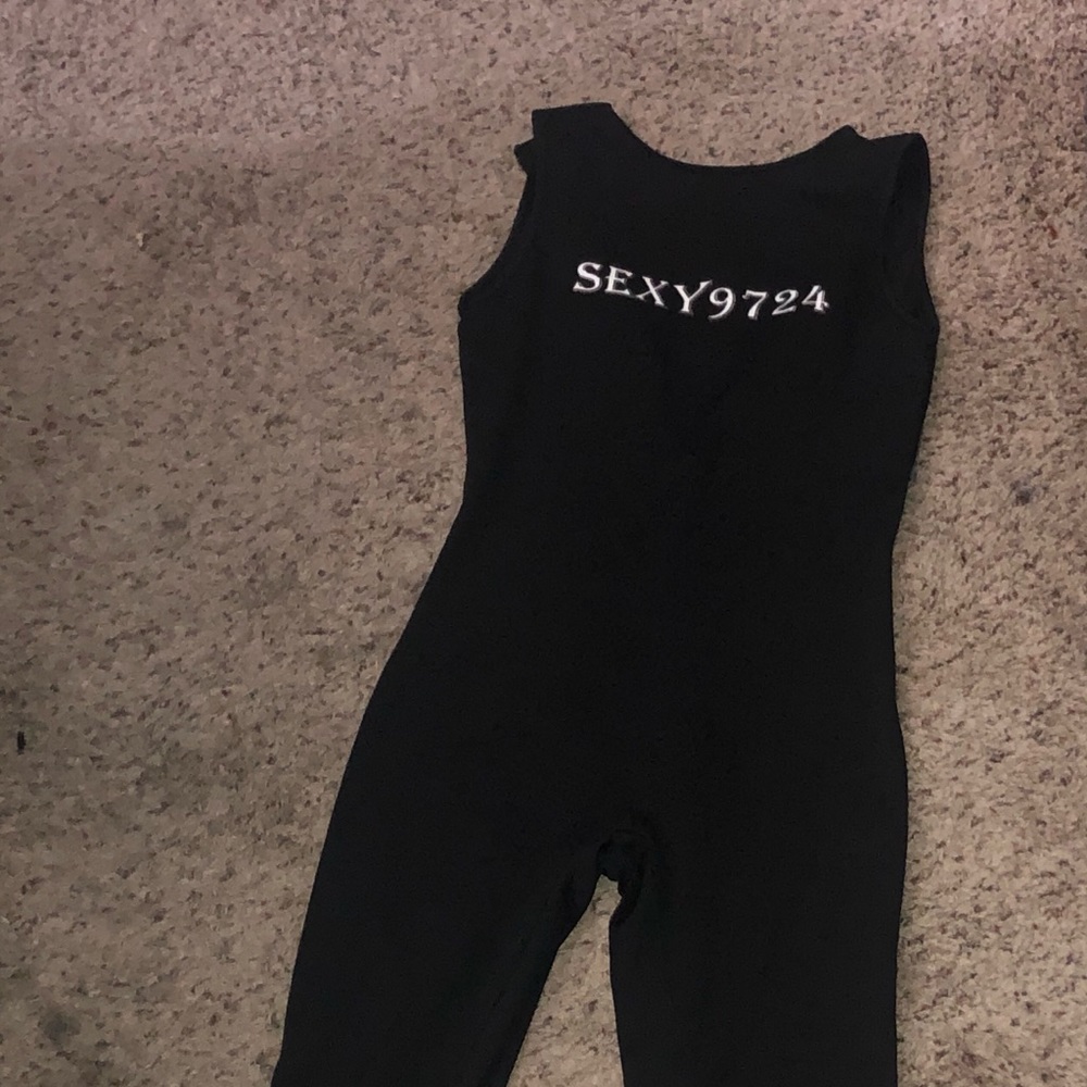 Black romper sexy9724